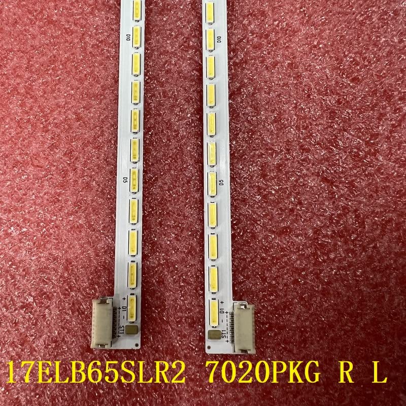 Bande de rétroéclairage LED Compatible Fit for Panasonic TX-65C320E LT-65VU83A P65UP0317A 65FME249B 65AO3USB 17ELB65SLR2 7020PKG 84EA RL Type(Kit 2pcs for 1 TV)