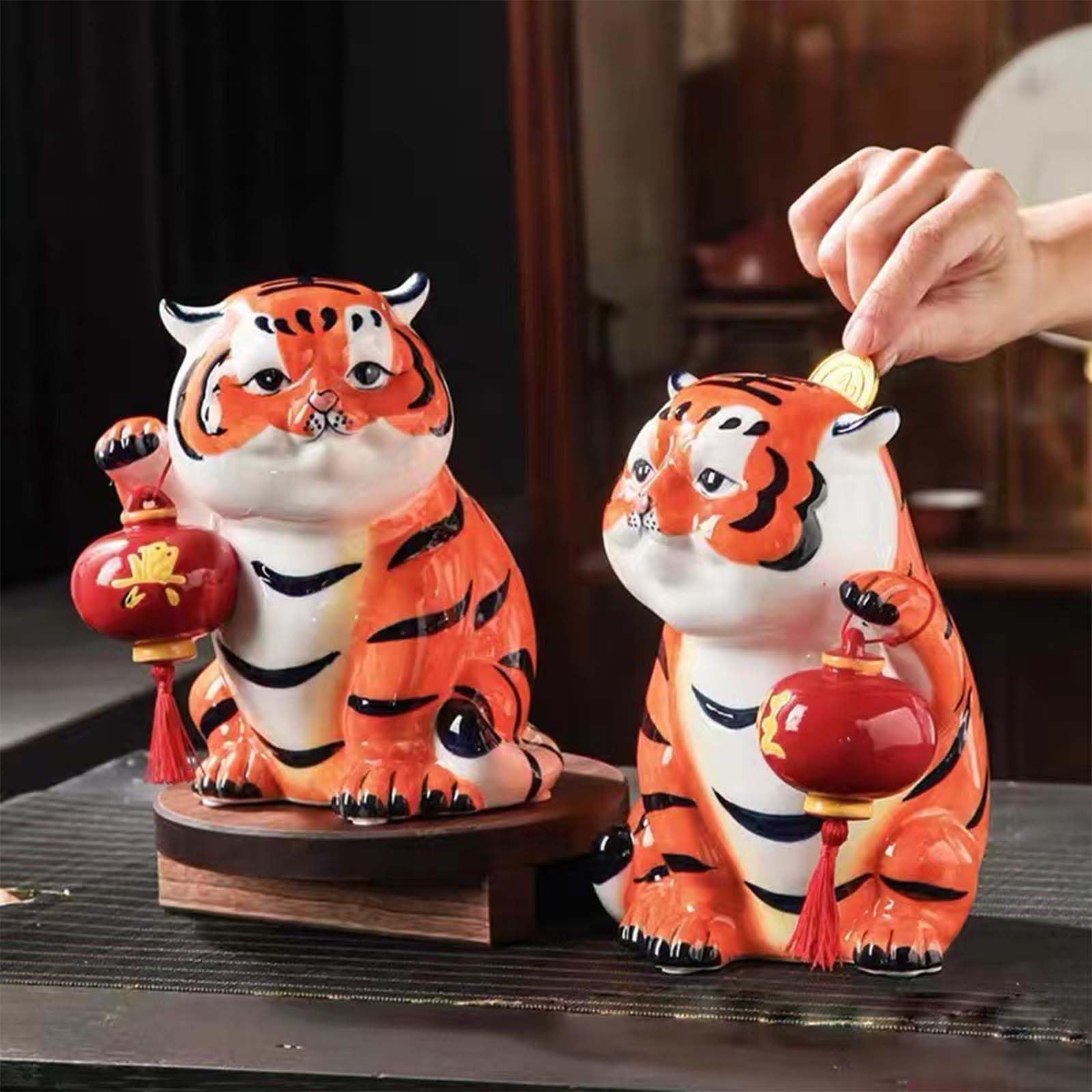 美品 即日発送 虎 置物 交通安全 店舗 縁起物 大迫力 玄関 Amazon.co.jp: