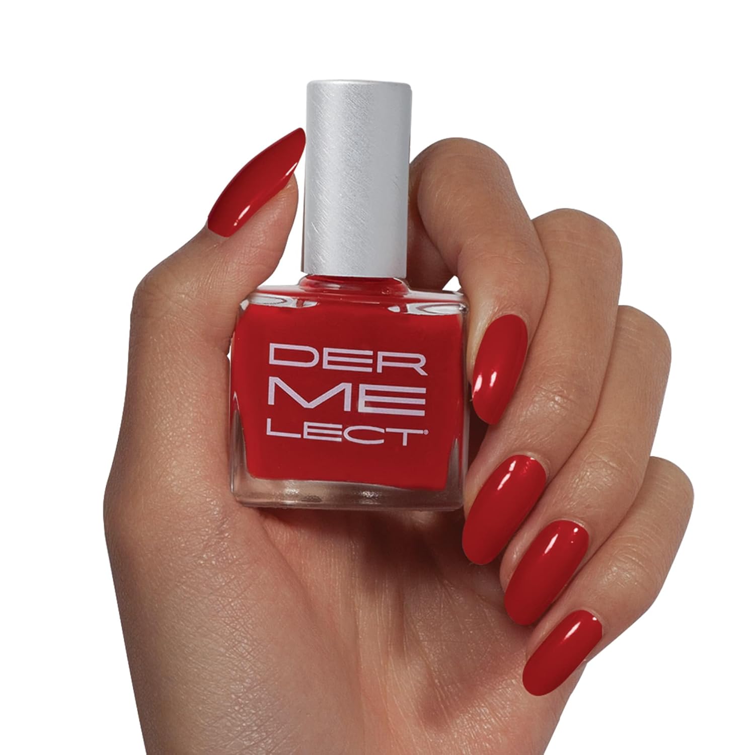 Dermelect Glitz Glam & Glow Edit Holiday Nail Polish Color Trio – Peptide-Infused, Long-Wear, Chip-Resistant, 10+ Free Nail Lacquers | Set of 3 Shades (Sugarplum, Fireside Kiss, Champagne)