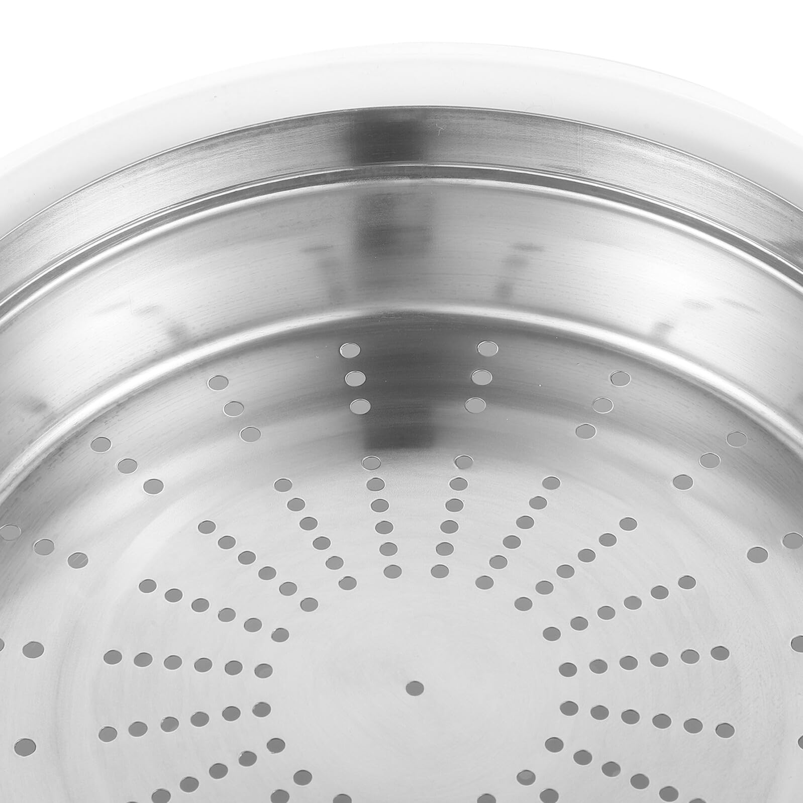 Vaporera para Microondas de Acero Inoxidable con Mango Seguro Compacto para Cocinar al Vapor Panes Arroz y Verduras Fácil de Limpiar y Guardar Cocina Pequeña
