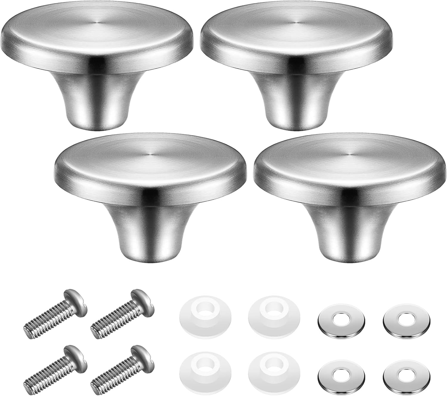4 Sets Dutch Oven Knob Stainless Steel Replacement Knob Pot