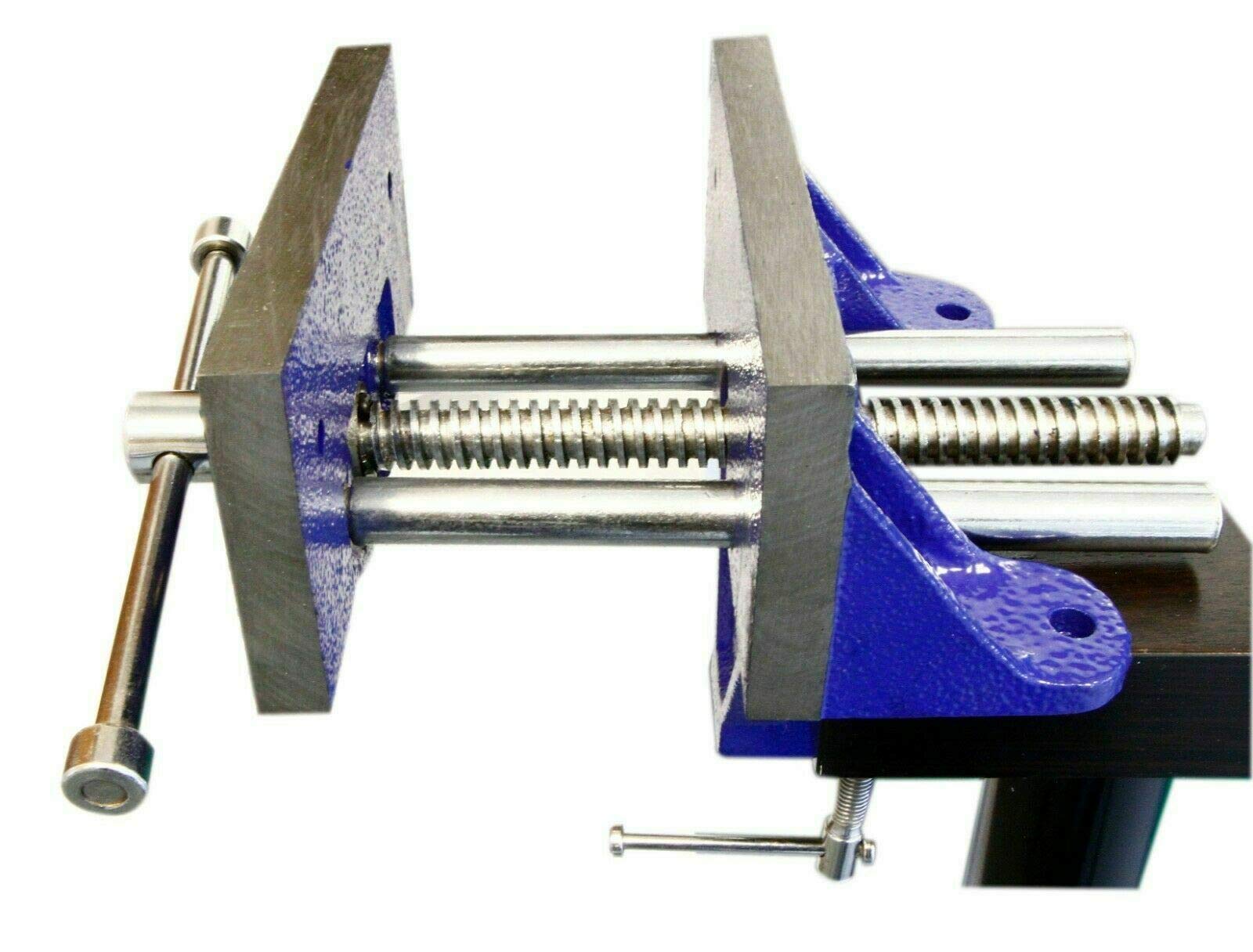 6” Wood Working Vice Jaw Attach to Most Surfaces Cast Iron Clamp Mount