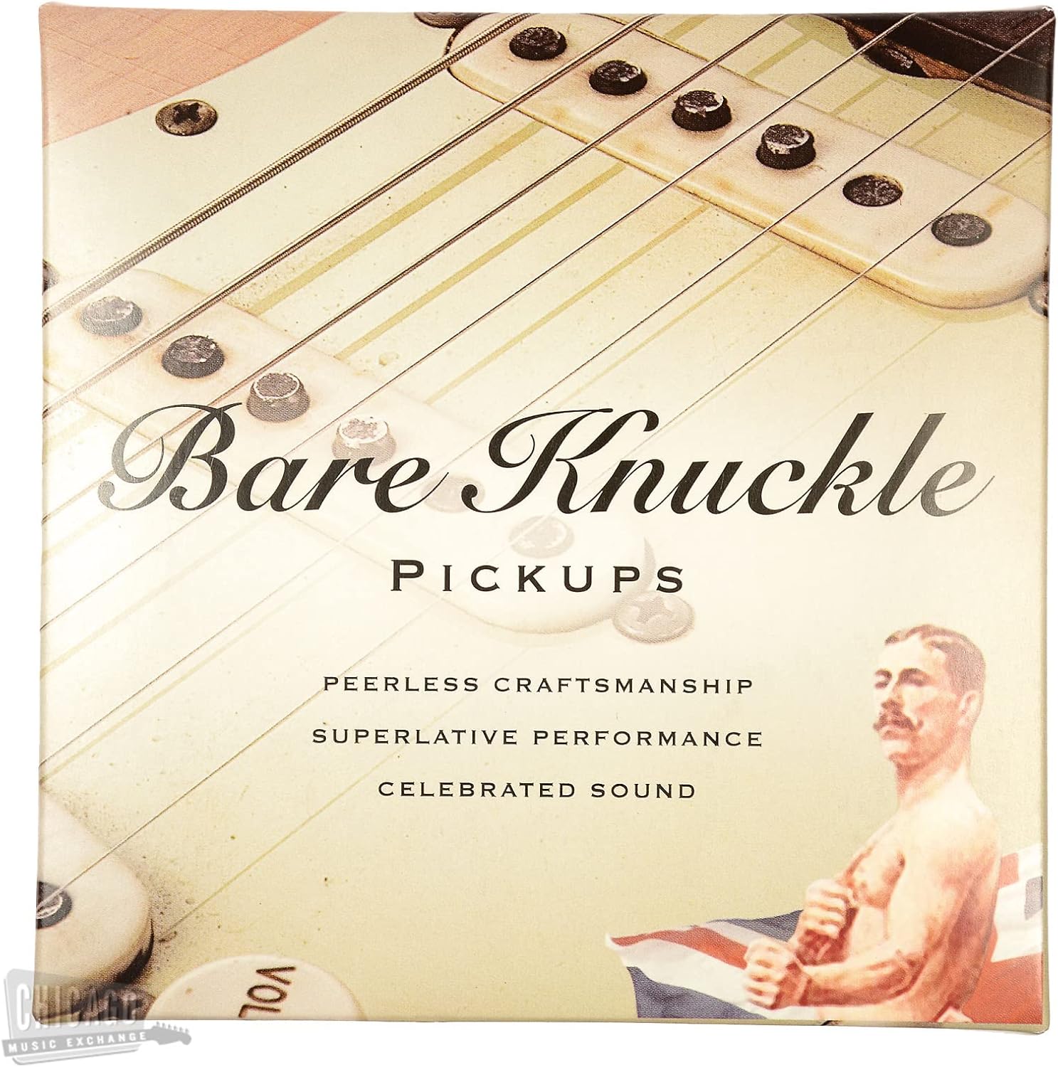 Bare Knuckle Mother's Milk Strat Single Coil Pickup Set Flat Profile RW/RP Parchment