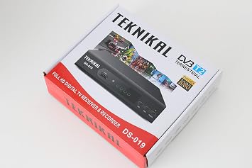 Teknikal HD Freeview Set Top Box Receiver Plus Recorder for Digital TV Channels Tuner HDMI / Scart Outputs USB Memory Slot DVB-T Digi Box 4 Switchover