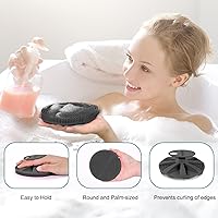 Vista 2 de INNERNEED - Cepillo de ducha de silicona suave de grado alimenticio para el cuerpo, cepillo de limpieza manual, exfoliante suave y hace espuma bien