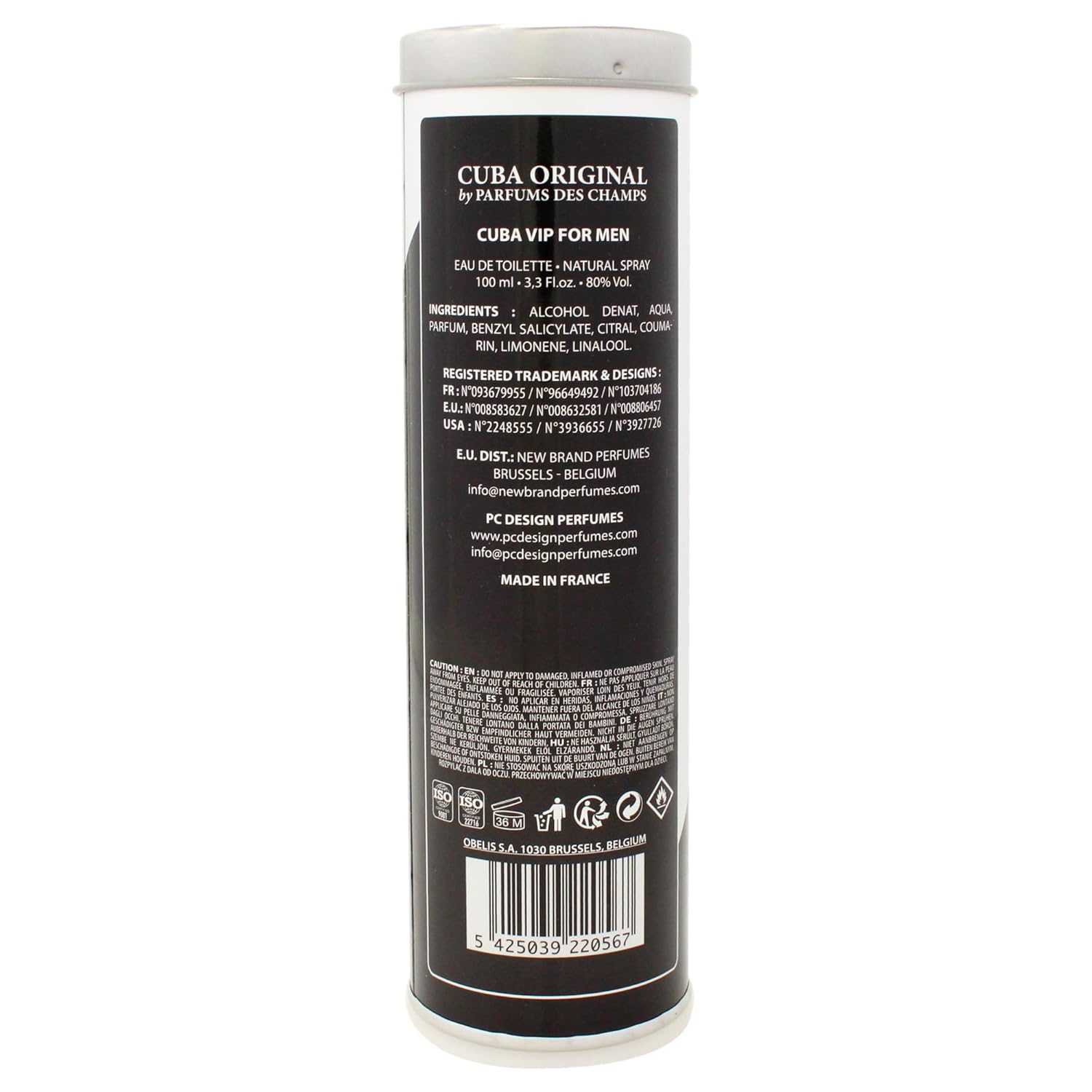 Cuba Edt Spray for Men, Vip, 3.3 Oz, I0087279 - Image 5