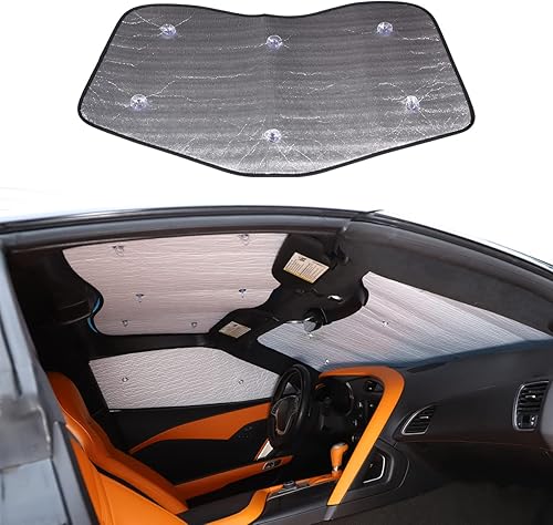 Parasol superior para automóvil Chevrolet Corvette C7 2014-2019 que proporciona protección solar UV, bloqueador UV, accesorios de protección solar