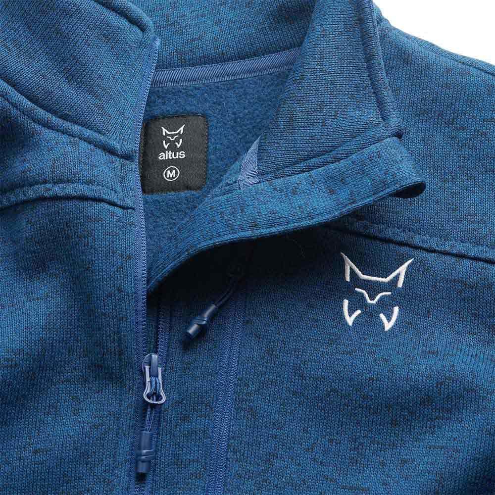 Chaqueta de punto muy cálida, ligera y confortable. C: AZUL MARINO T: M