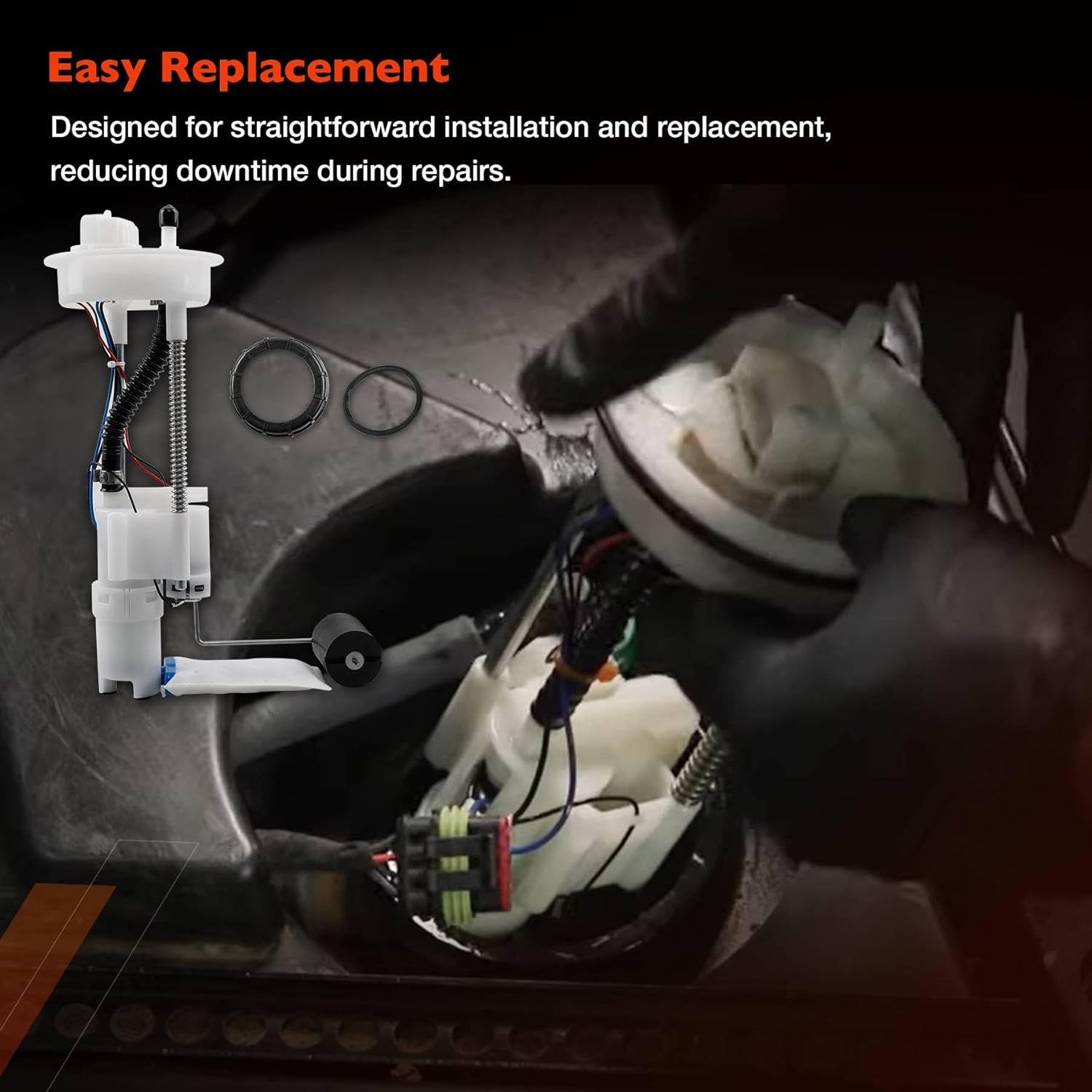 2205502 47-1001 Fuel Pump Assembly Compatible with 2014-2019 Polaris RZR ATV Models (900, 900 EPS, 900 S EPS, 900 XC, 4 900 EPS,1000 XP EPS, 1000 4 XP EPS) Replace # 2521363 2521436 2521294 2521750
