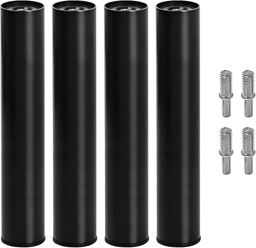 Vista 48 de Reemplazo de patas de cama de metal de 7 pulgadas para marco de base de cama eléctrico ajustable, patas de cama atornilladas