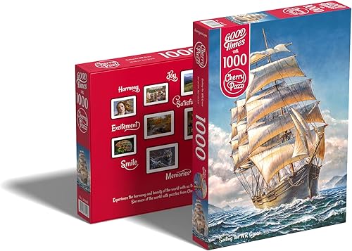 Miniatura 2 de Sailing The WR Grace Puzzle - Rompecabezas de 1000 piezas prémium para adultos y adolescentes con colores vivos, rompecabezas desafiante con piezas