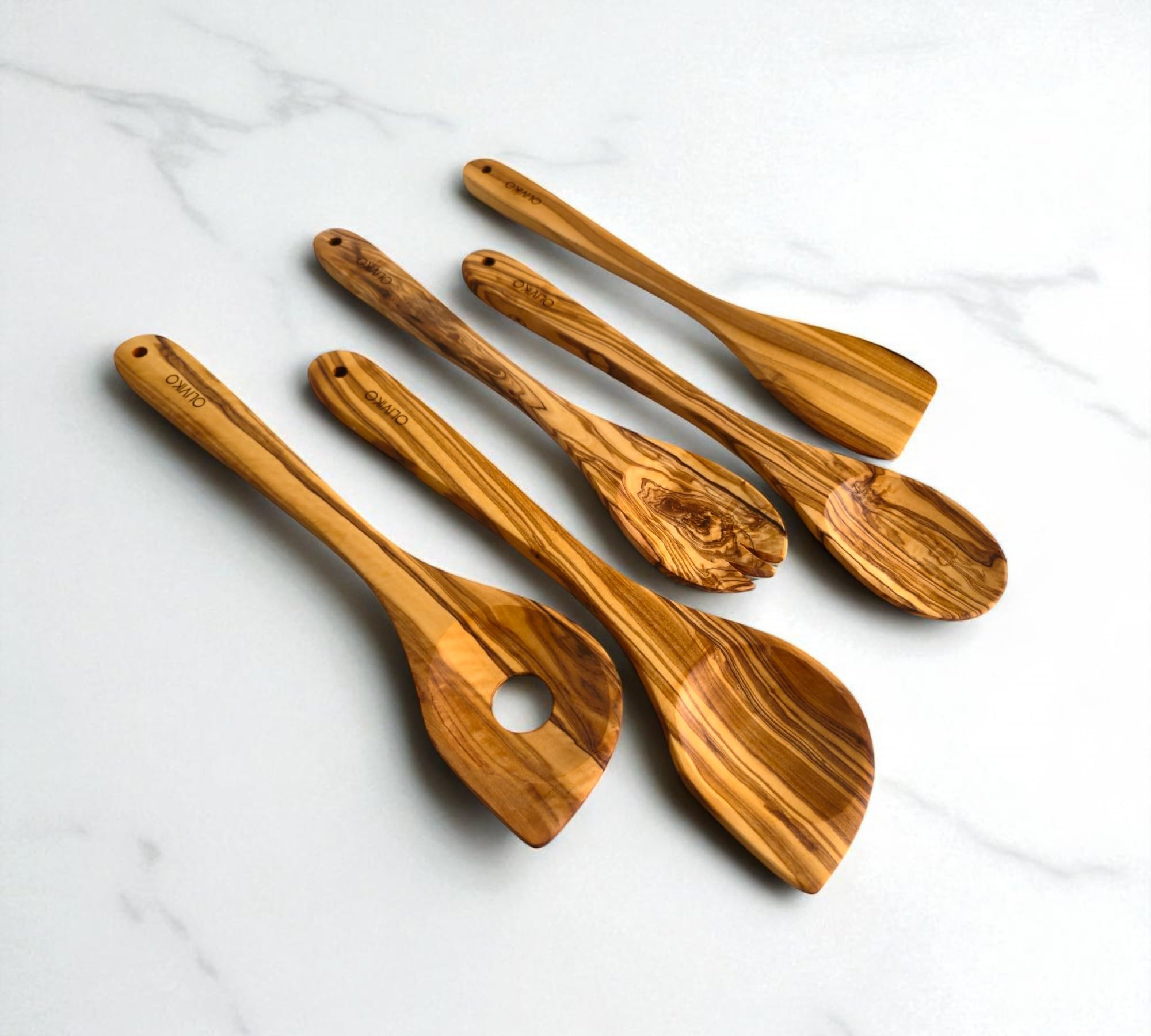 Caja de madera para cubiertos con tapa, soporte para cubiertos, cuchara Caja de madera para cubiertos con tapa, soporte para cubiertos, cuchara