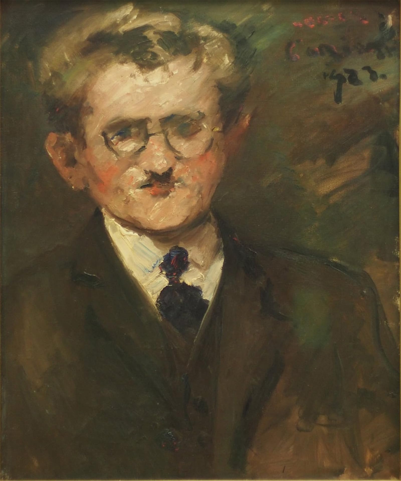 POSTERIIk Vintage Print Pop Art Landscape Artwork Portrait of Professor Paul Hans Ohmert.n by Lovis Corinth Art Prints for Office Home Decor 60x90cm