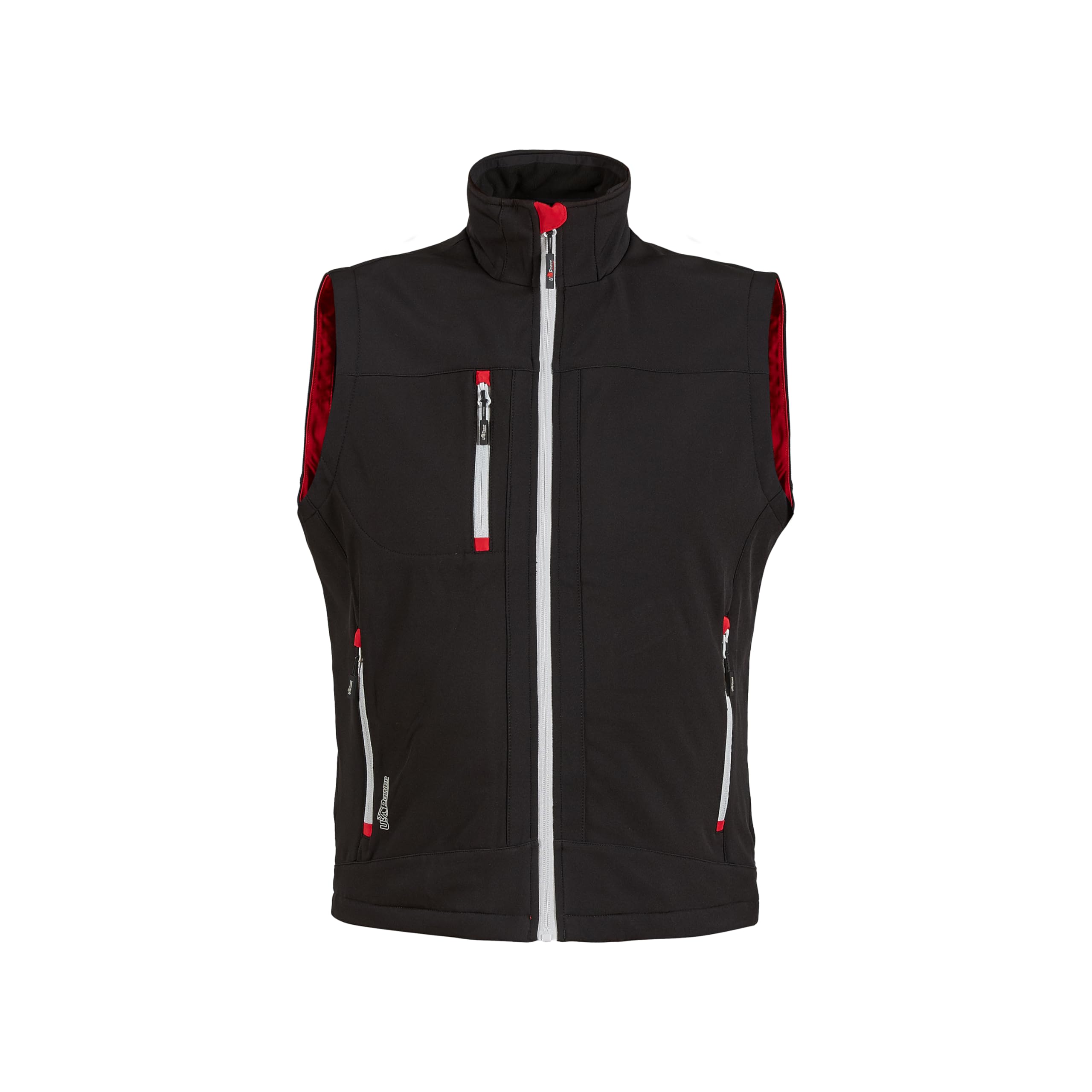 U-Power - Gilet de travail sans manches noir Stretch CLIMB
