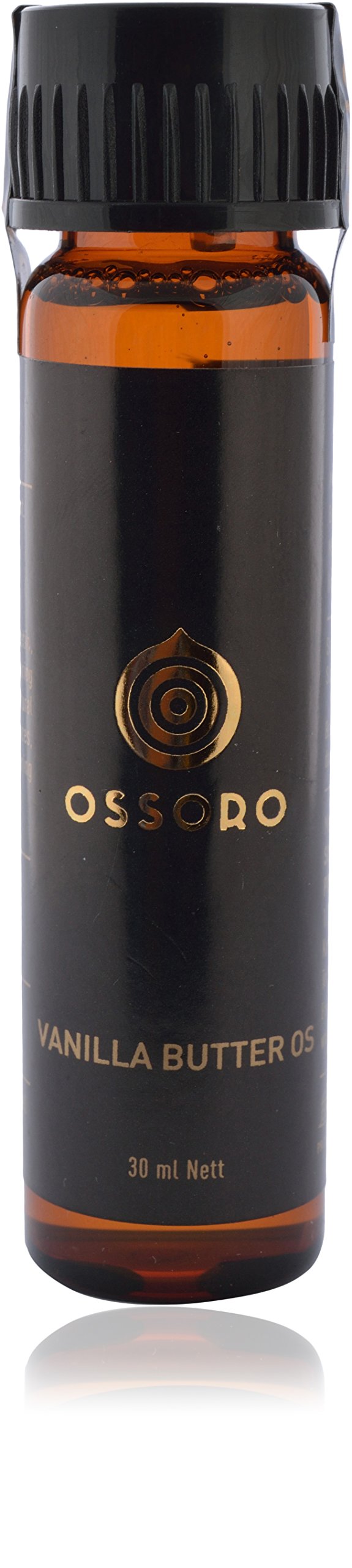 Ossoro Vanilla Butter OS, 30ml, Oil Soluble Essence for Confectionery, Baking/ Glass Bottle