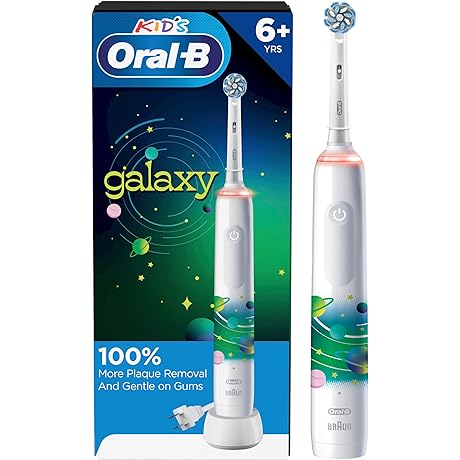 Oral-B Kids Electric Toothbrush: Empowering Kids' Oral Health with Coaching Pressure Sensor and Timer