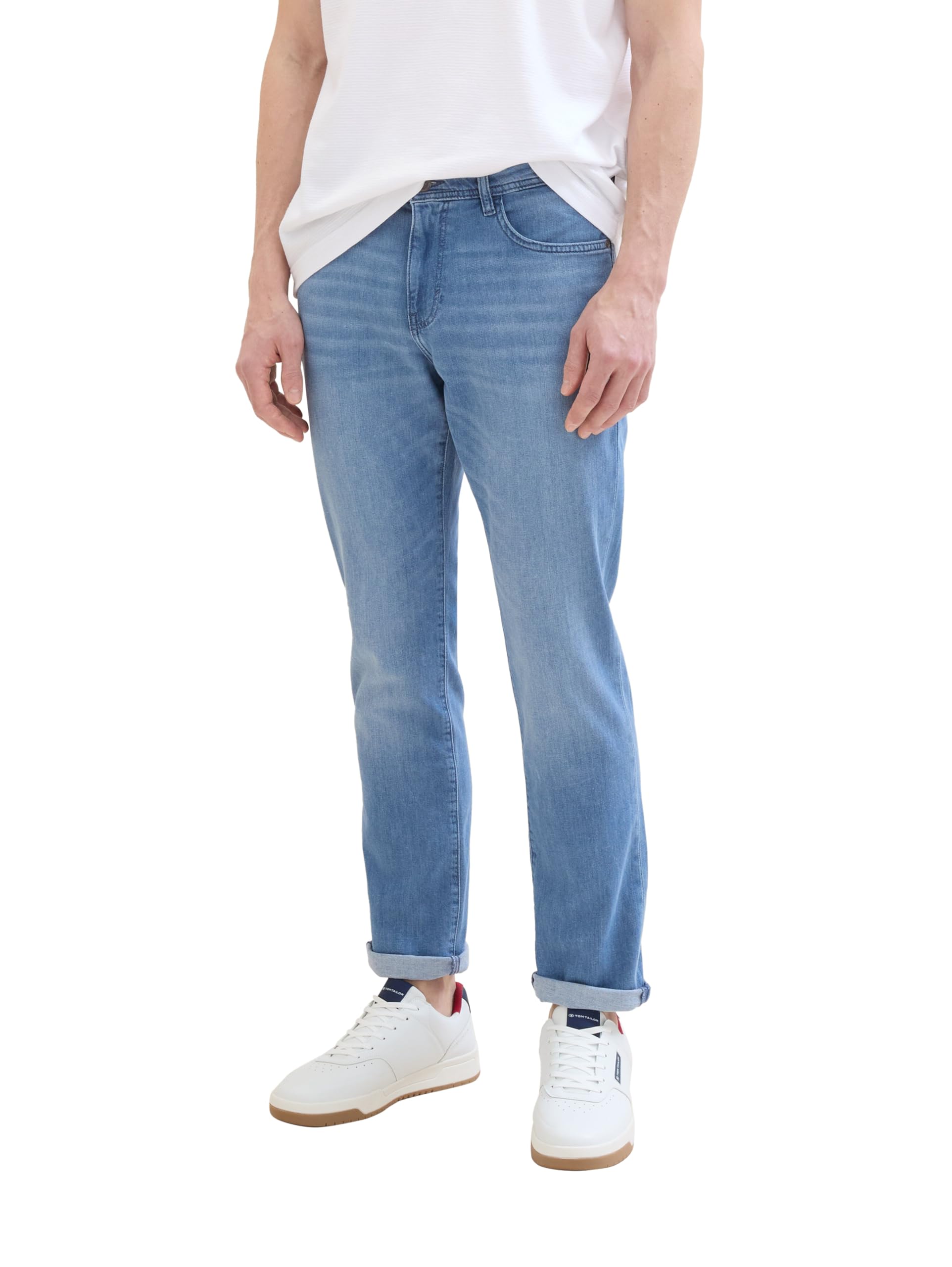 Tom Tailor Herren Josh Regular Slim Jeans mit Stretch 1041425