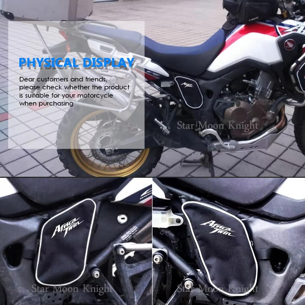 CRF 1000L Africa Twin Adventure Sports Crash bar Borsa porta attrezzi per Honda CRF1000L Africa Twin DCT Borse telaio