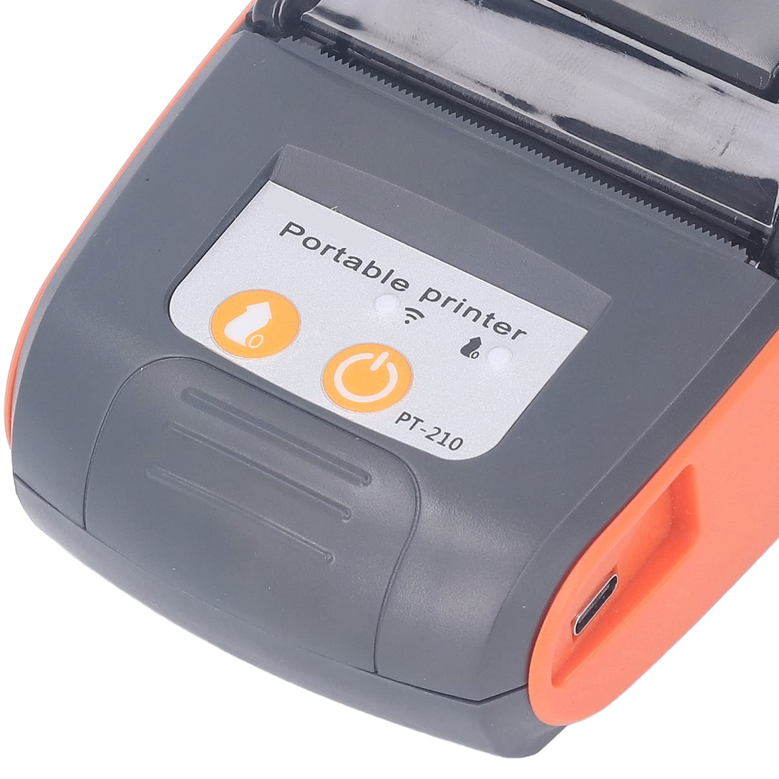 Bewinner Imprimante de reçus Bluetooth, mini imprimante thermique portable de 58 mm, imprimante thermique sans fil pour la vente de tickets de factures personnelles, sans fil