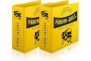Broadway Program Binder with 40 Sleeves