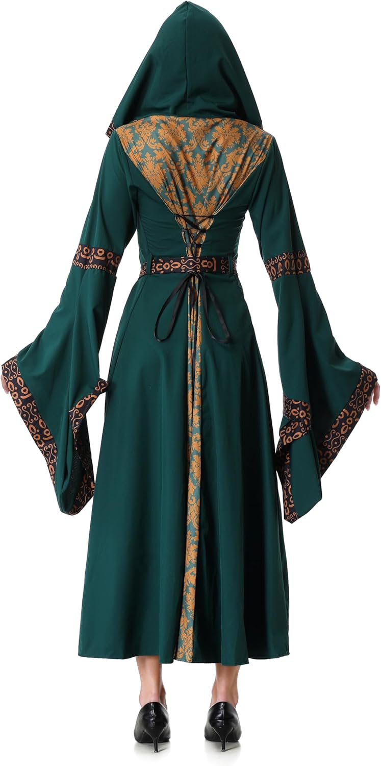 Colorful House Womens Medieval Renaissance Princess Retro Gown Cosplay Costume Dress - Image 5