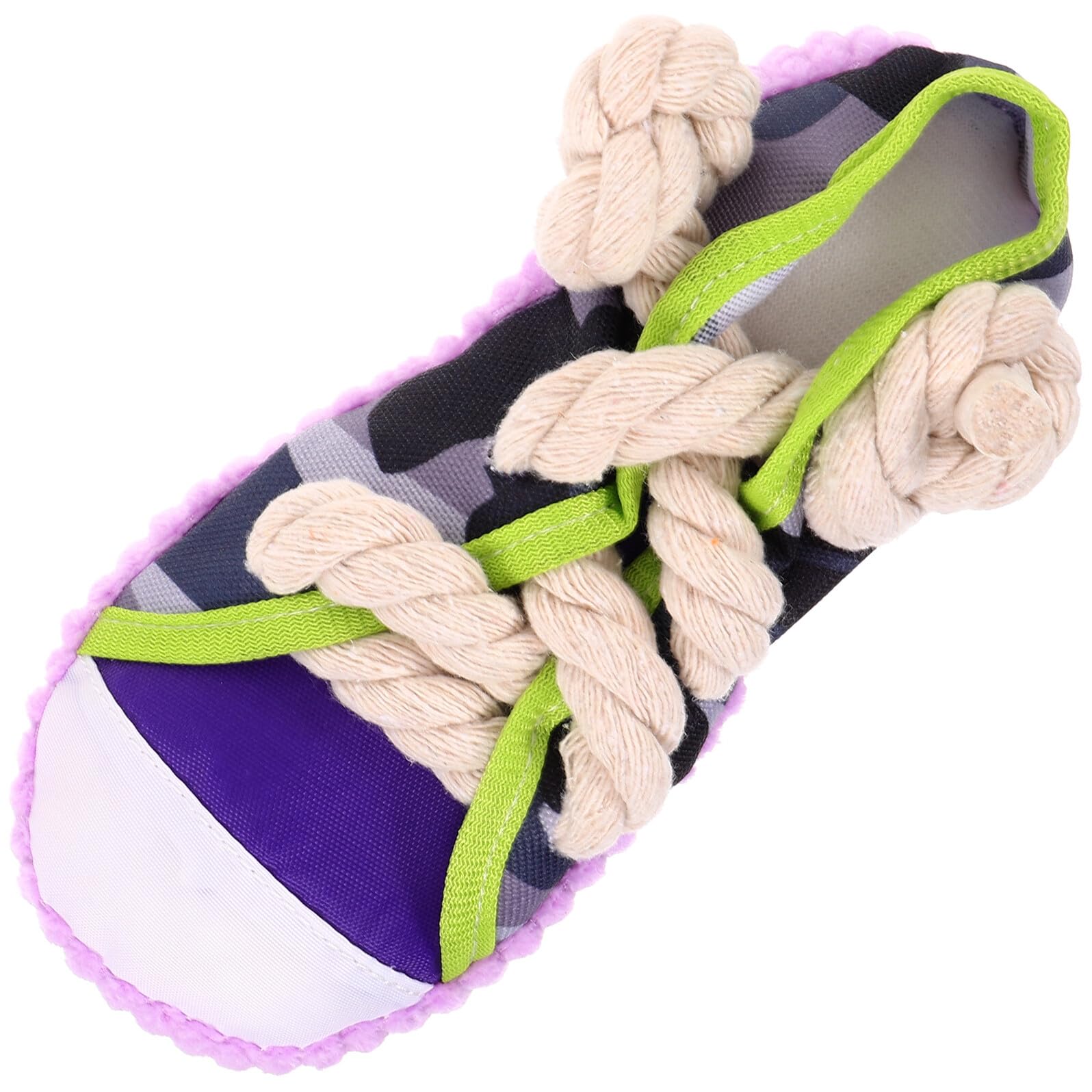 DOITOOL Juguete para Perros Cachorros en Forma de Zapato Cuerda de Algodón y Lona, Interactivo y Fácil de Limpiar para Perros Pequeños y Grandes