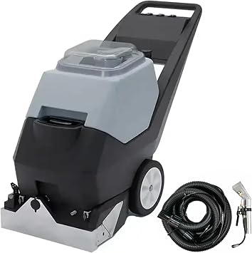 INTSUPERMAI Commercial Carpet Extractor, 3in1 Carpet Cleaner Machine 9 Gal +9 Gal Large Tank, Heavy Duty Deep Spraying, Washing and Drying for Hotel Office Sofa Curtain Upholstery Hard Floors 110V