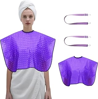 Waterproof Shower Cover for Shoulder Surgery & Mastectomy – Post Surgery Shower Cape with Drain Pockets, Waterproof Arm Sling for Shoulder Surgery Recovery, Mastectomy Drain Cover for Women