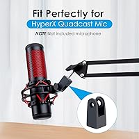 Vista 2 de YOUSHARES HyperX Quadcast Mount Adapter para HyperX Quadcast s Mic – El adaptador de repuesto de brazo brazo HyperX Quadcast obtiene el soporte