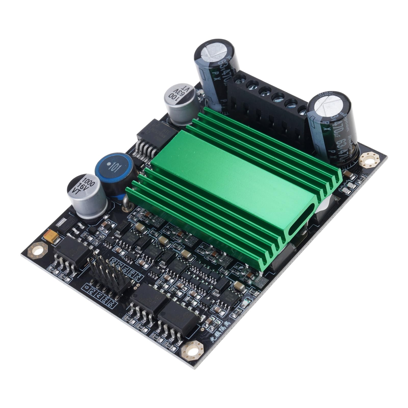 Canal 100A H Puente Módulo controlador de motor eficiente disipación de calor 12V 48V controlador de motor