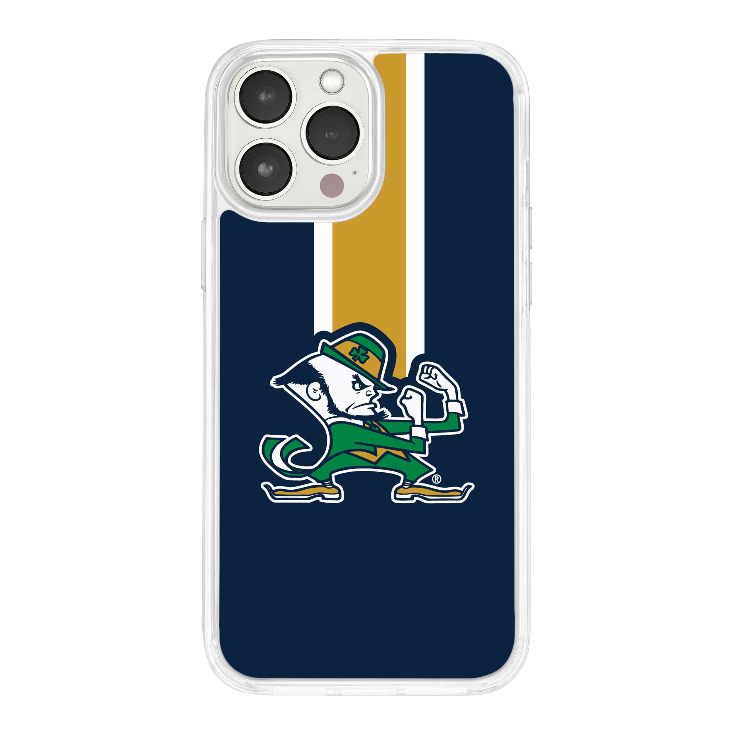 Affinity Bands Notre Dame Fighting Irish HD Phone Case Compatible with MagSafe Apple iPhone 16 Plus (Stripe)