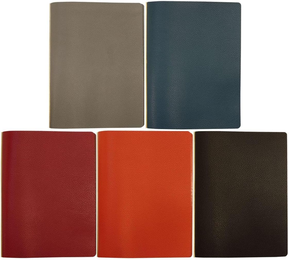 PLT Shrink 6 Hole Ring Leather A5 BL