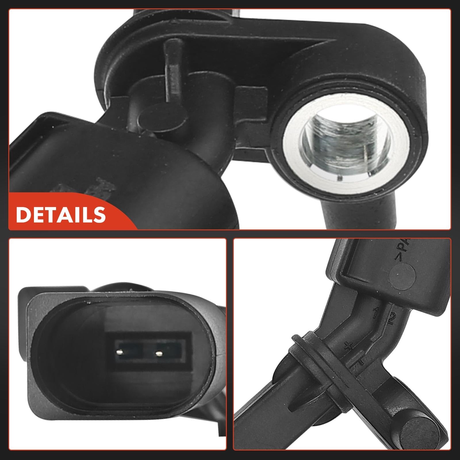 Frankberg Sensore Velocità Ruota ABS Sensore ABS 2-Poli Compatibile con UP! 121 122 123 BL1 BL2 BL3 Polo 6C1 6R1 Fabia II 542 Polo 9A 9N Citigo NF1 Replace# ALS2415