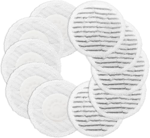 Paquete de 10 trapeadores S7001 compatibles con almohadillas de repuesto para trapeador de vapor Shark serie S7000, S7000, S7000AMZ, S7001,