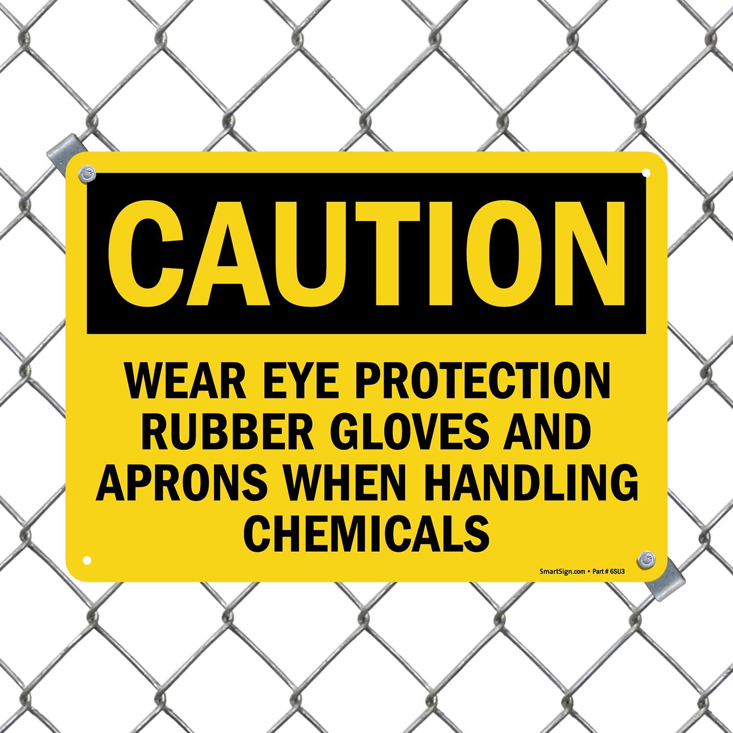 SmartSign \"Caution - Wear Protective Equipment\" Sign