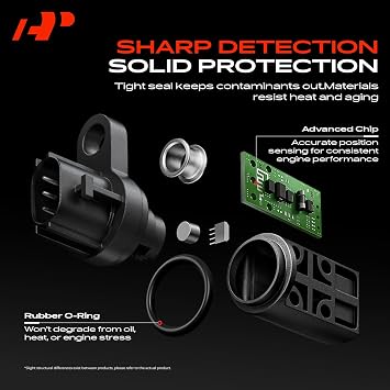 A-Premium Camshaft Position Sensor Compatible with Nissan, Infiniti Models | for 3.5L, 4.0L - Altima, Maxima, Murano, Quest, 350Z, Frontier, Pathfinder, Xterra, FX35, G35, M35 - Left & Right - Set of 2