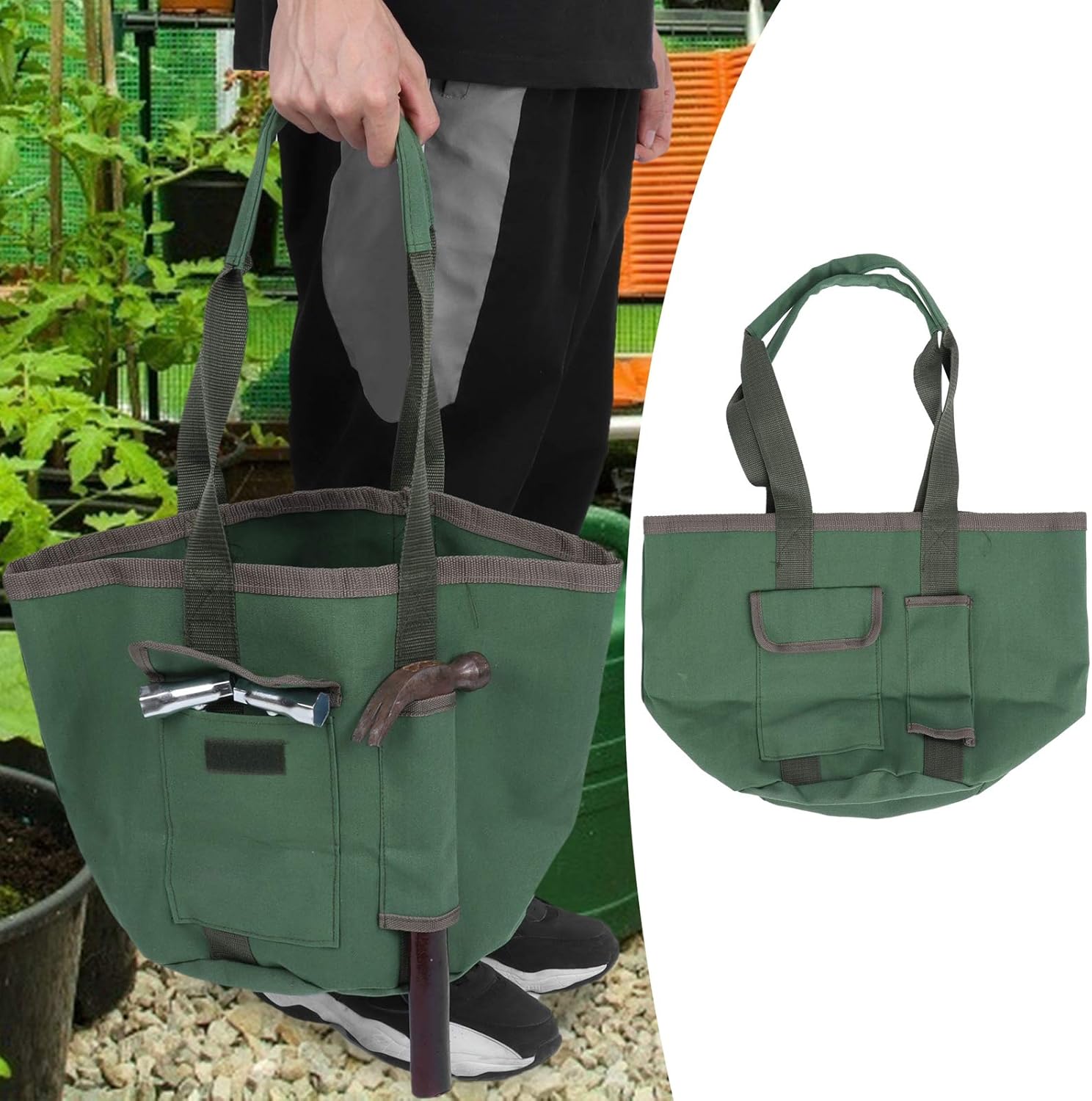 Bucket Tool Bag Garden Tote Storage Pouch Multi-Function Tool Bucket Organizer