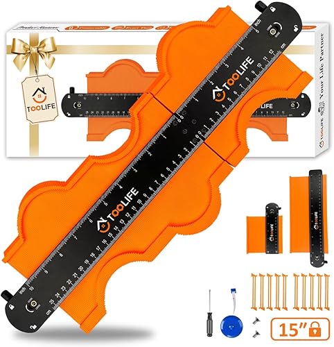 Miniatura 10 de Regalos para el día de San Valentín para él herramienta de perfil de medidor de contorno regalos para hombres papá marido accesorios geniales para