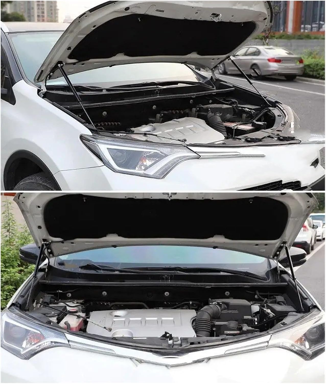 for RAV4 2013-2018 Hydraulic Rod Strut Rod Telescopic Rod Engine Hood Lift Support 2pcs Car Styling Hood Struts