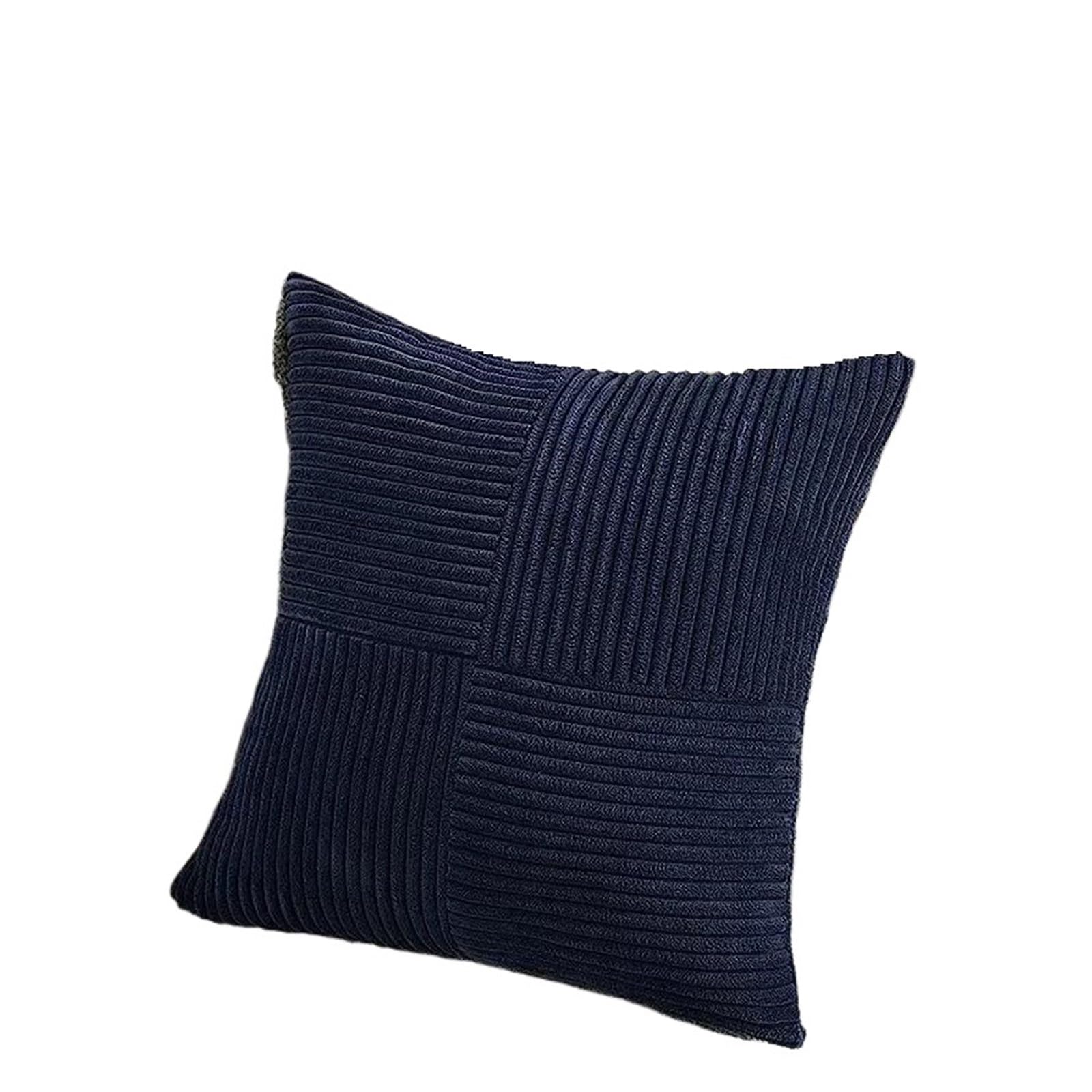Pillowcases 2pc Pillow Cover Boho Spliced Throw Soft Couch Pillowcase Cross Patchwork Textured Cushion Case For the bedroom