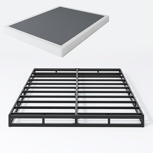 SHLAND Box Spring Full - 3 Inch Heavy Duty Low