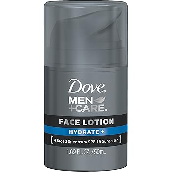 Amazon.com: Dove Men+Care Face Lotion, Hydrate Plus 1.69 Ounce: Beauty