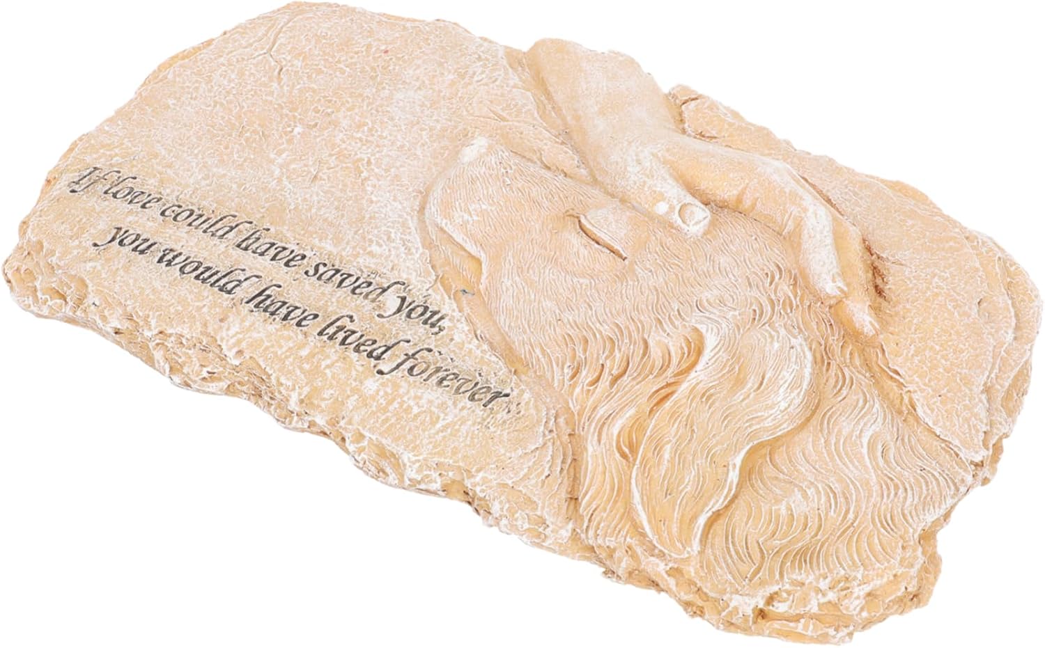 TOYANDONA Dog Memorial Dog Ornament Resin Pet Grave Marker for Outdoor Garden Durable Pet Memorial for Remembering Beloved Dogs Thoughtful Condolence Keepsake