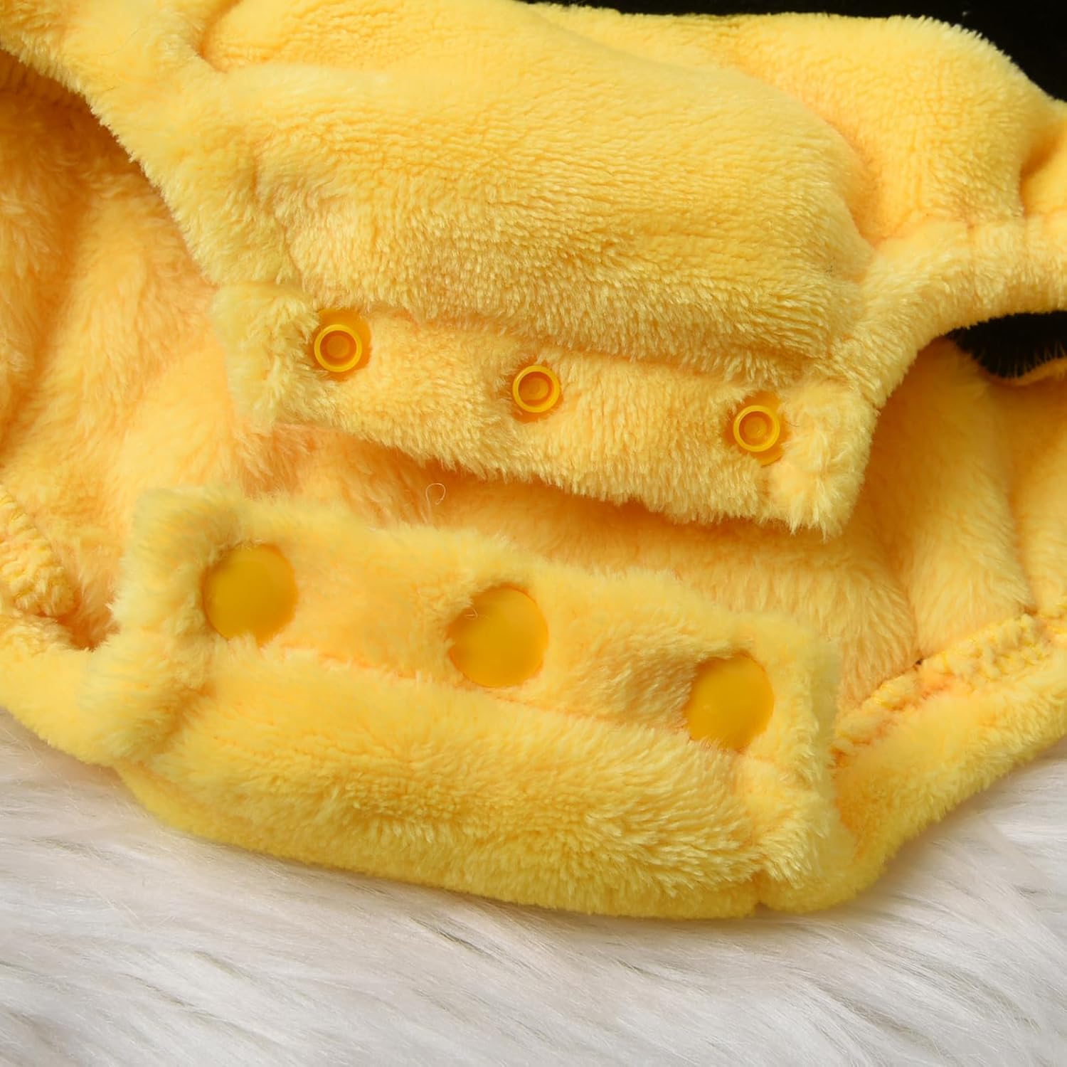 Kuriozud Cute Fuzzy Animal Costume for Baby Girl Boy Halloween Costume Romper with Hat and Leg Warmer 4pcs Cosplay Outfit - Image 6