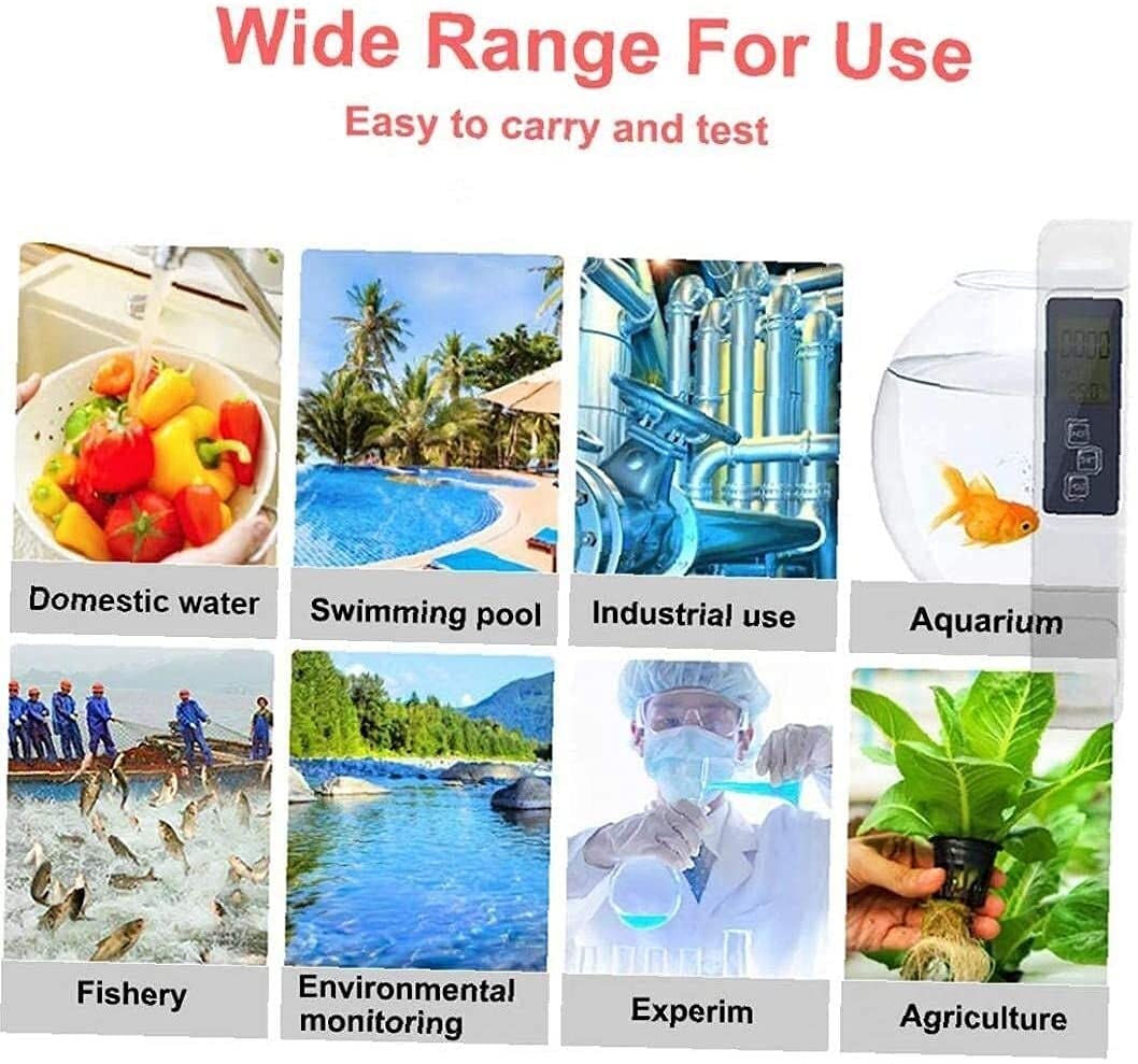 Precise Digital Ph High Accuracy Hydroponics Water Quality for Household Drinking Water Pool Aquarium Water Industrial Testing Equipment practical water quality detector
