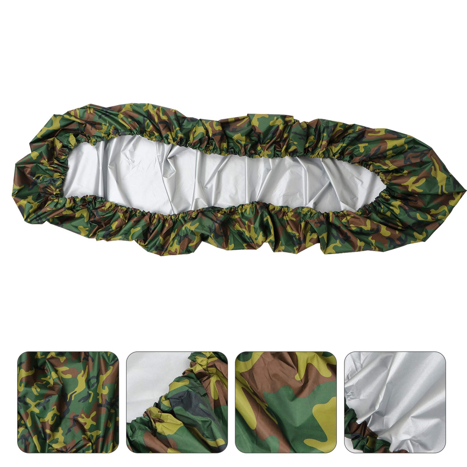 BESPORTBLE Kajak Bootsabdeckung Hochleistungs Wasserdicht UV-Beständig Staubdicht Boot Ski Abdeckung Outdoor Abdeckung für Bass 350X150cm