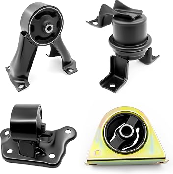 Engine Motor and Transmission Mount Set of 4 Compatible with Mitsubishi Lancer 2002 2003 2004 2005 2006 2007 Automatic Trans 2.0L Replacement for A4641 A4617 A4606 A6647 9188 9181 9170 9569