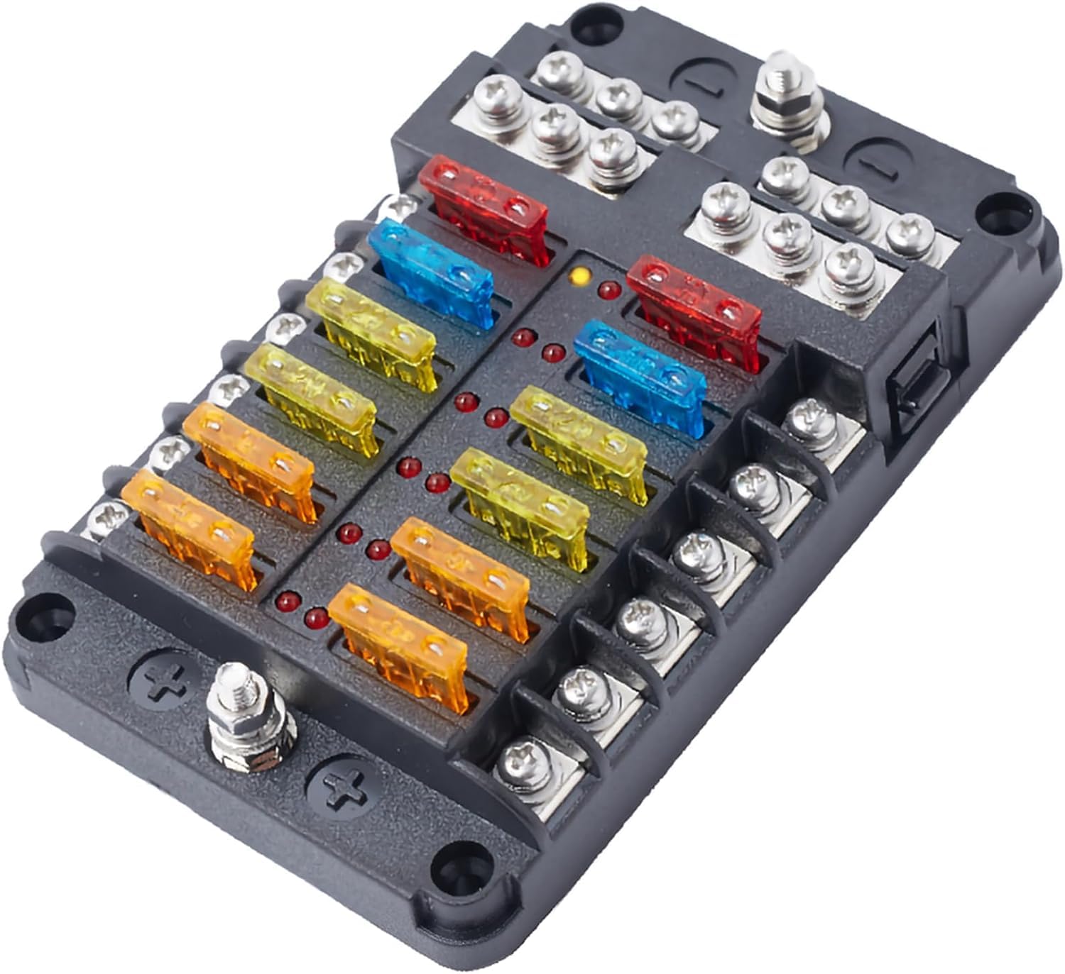 Snapklik.com : Fuse Block, 12-24V Marine Fuse Block Waterproof Boat ...