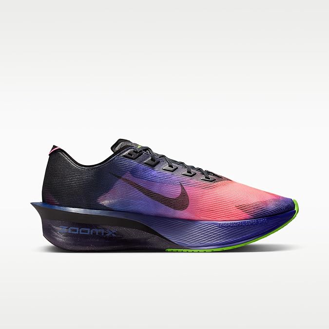 Nike Vaporfly 4 Men's Road Racing Shoes (Dark Obsidian/Purple Dynasty/Flash Crimson/Black)