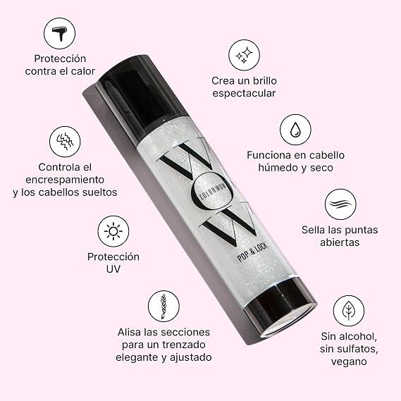 COLOR WOW Pop & Lock Anti-Frizz Hair Serum | Thermoprotective with